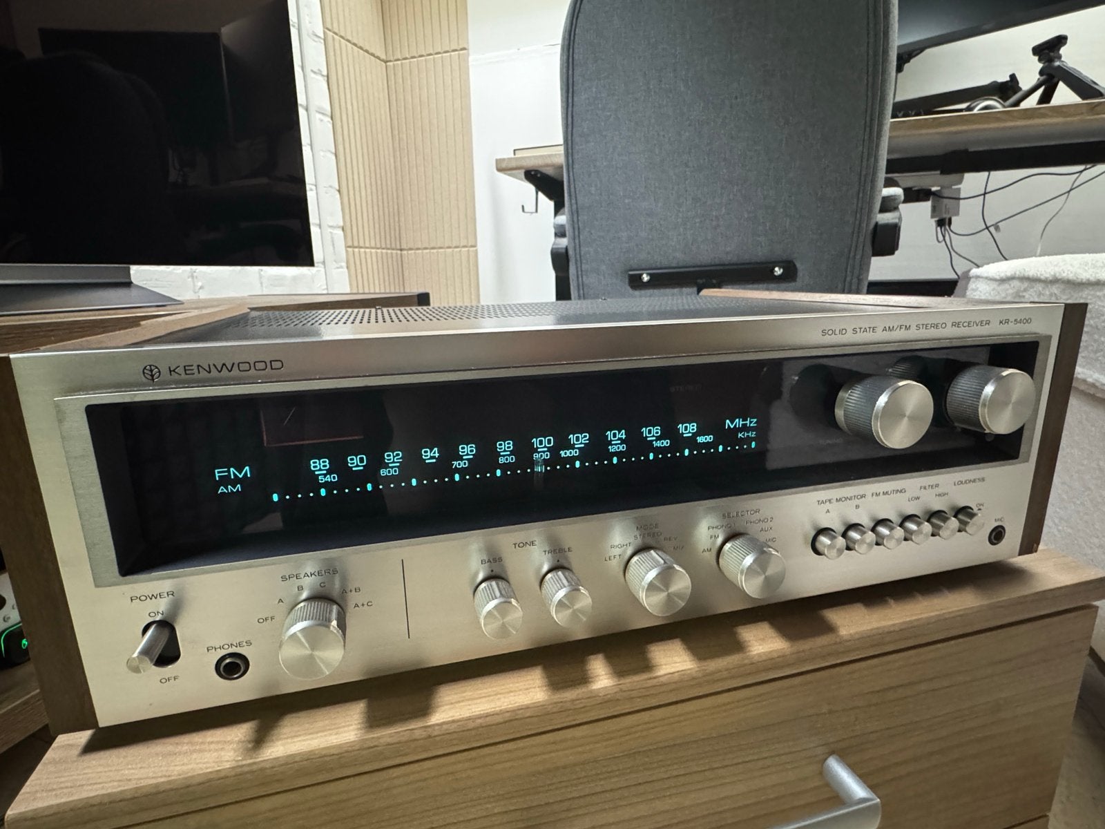 Kenwood stereo receiver KR5400, Ophalen, Gebruikt, Overige merken