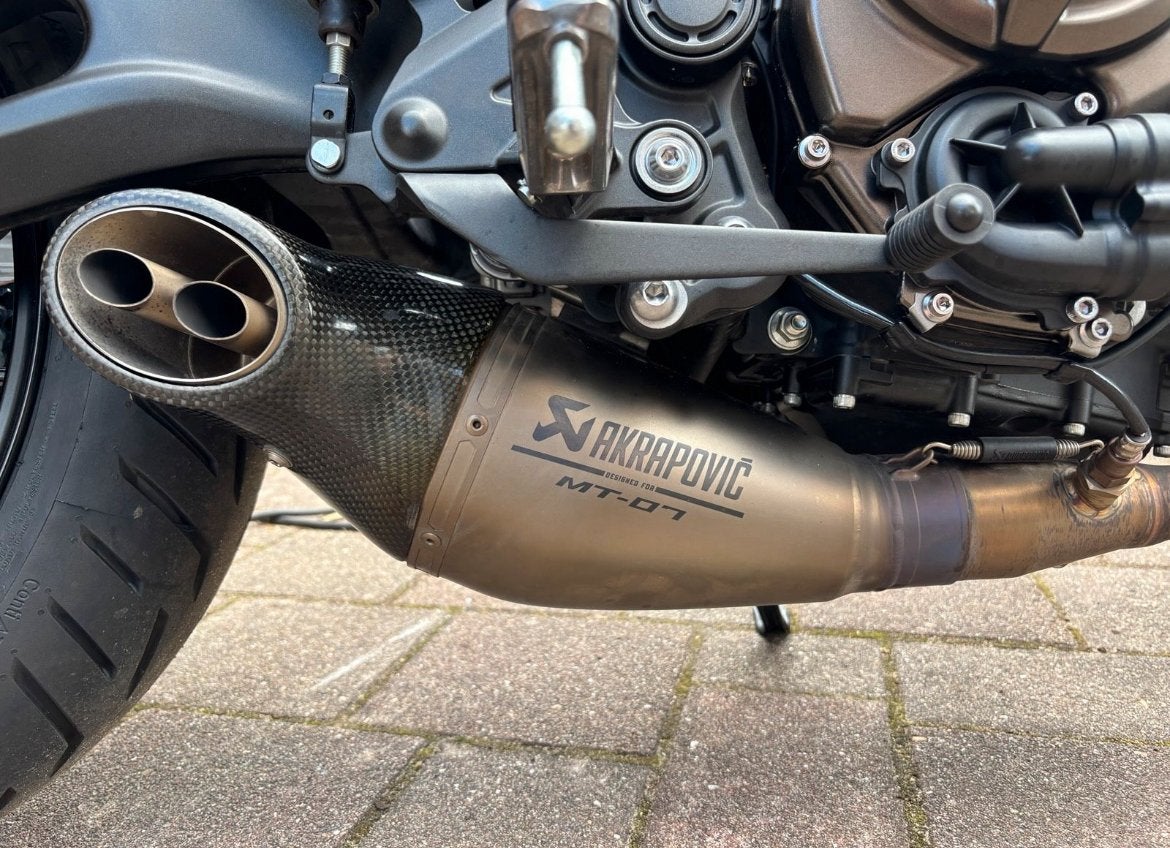 Akrapovic systeem Yamaha MT-07, Ophalen of Verzenden, Gebruikt