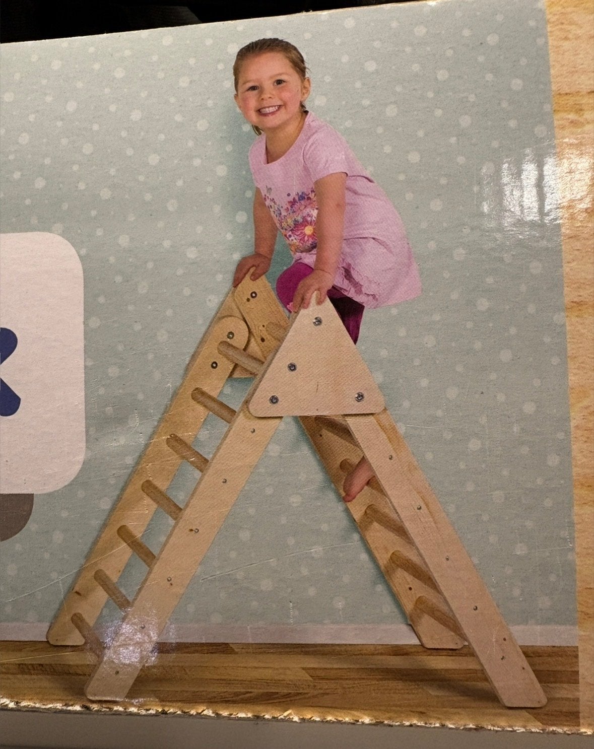 Nieuw Montessori Klimrek Klimdriehoek voor Kinderen, Kinderen en Baby's, Ophalen of Verzenden, Nieuw, Klimwand