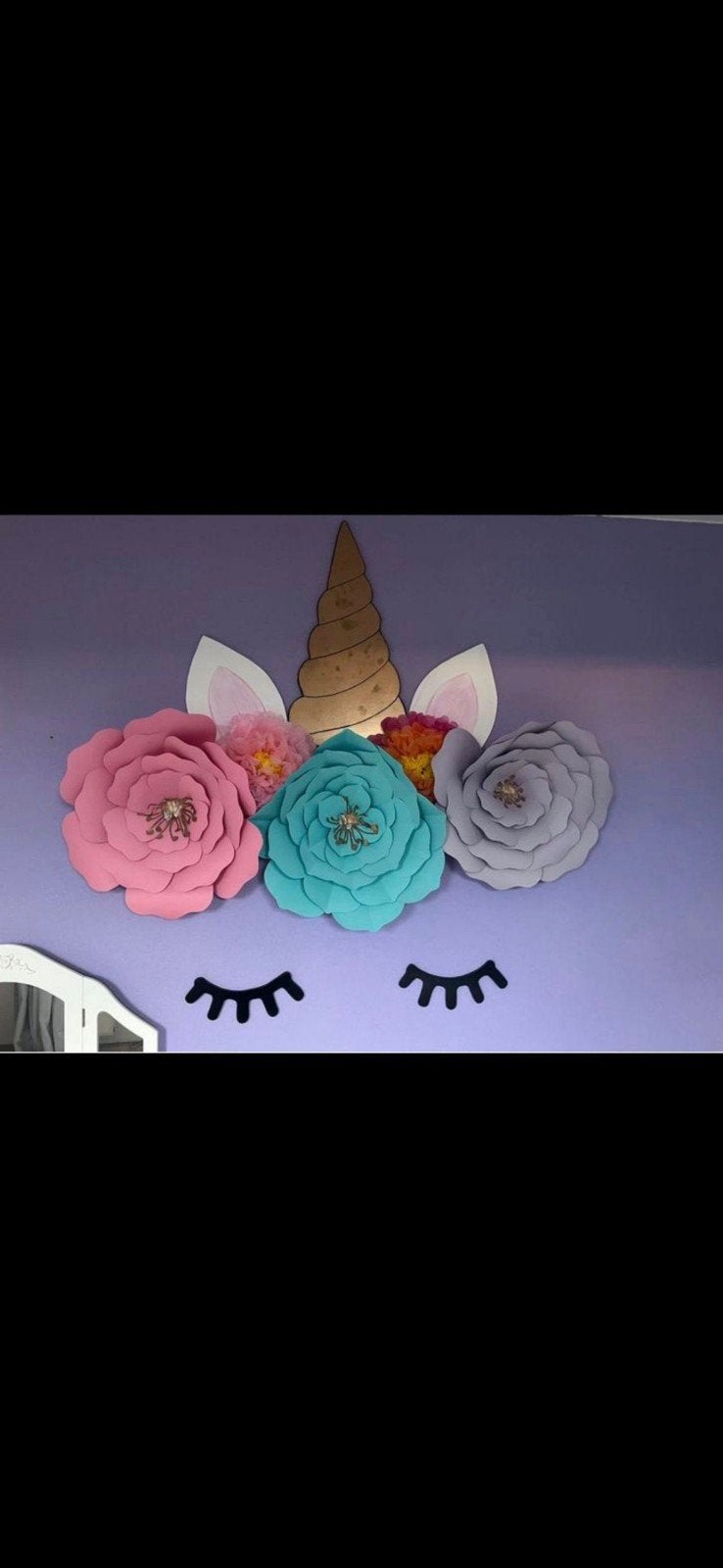 wanddecoratie unicorn, Ophalen, Gebruikt