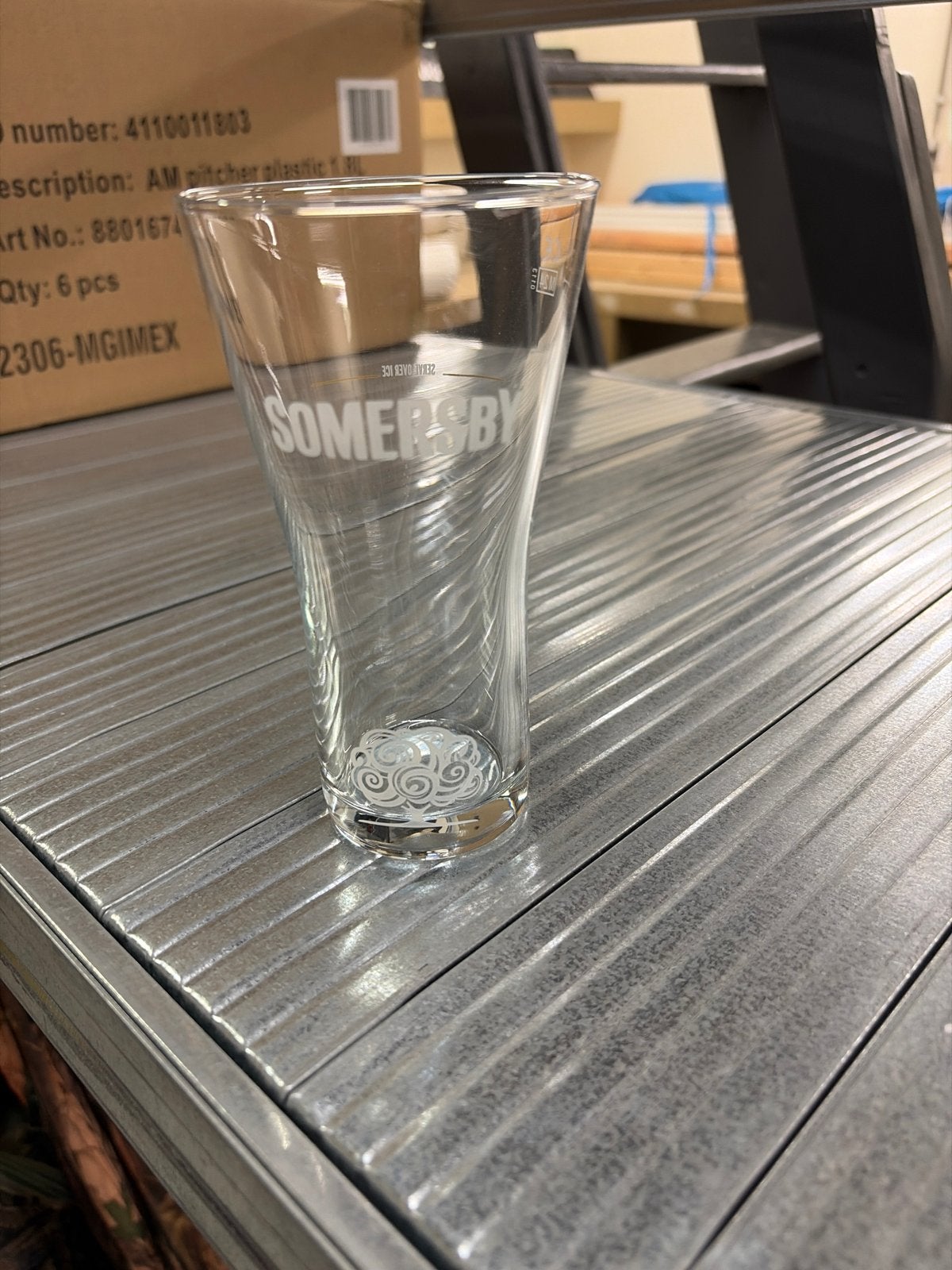 Somersby Glas - Cider Glas, Ophalen, Zo goed als nieuw, Overige merken, Glas