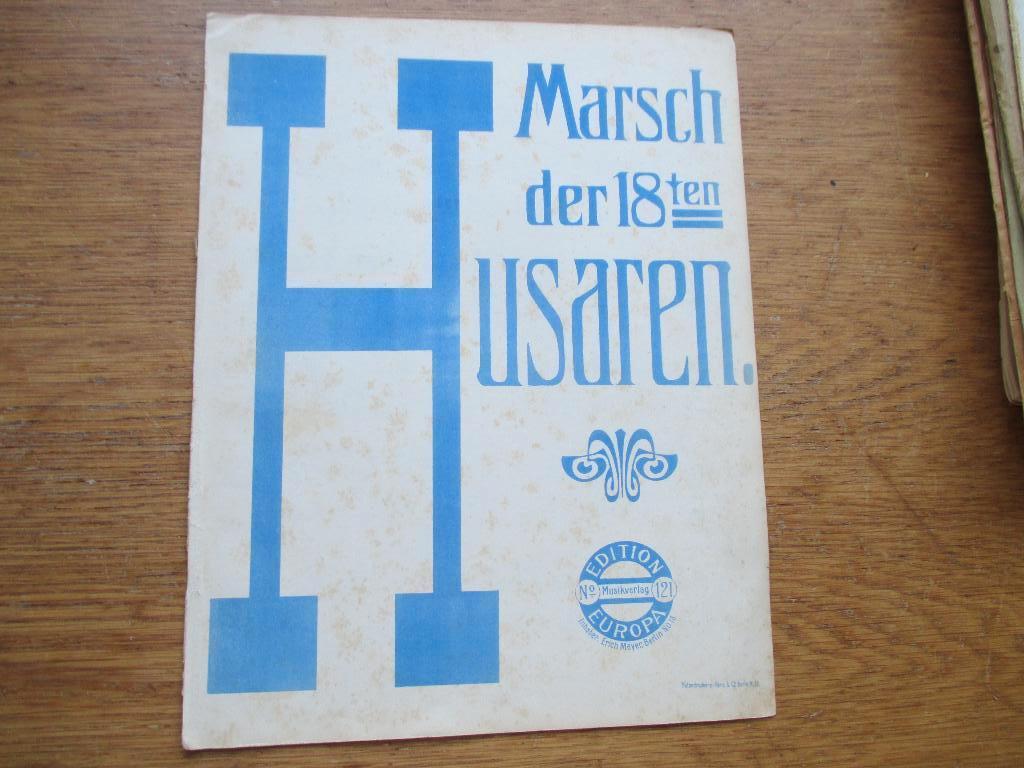 MARSCH DER 18TEN HUSAREN - PIANO, Gebruikt, Klassiek, Ophalen of Verzenden, Artiest of Componist