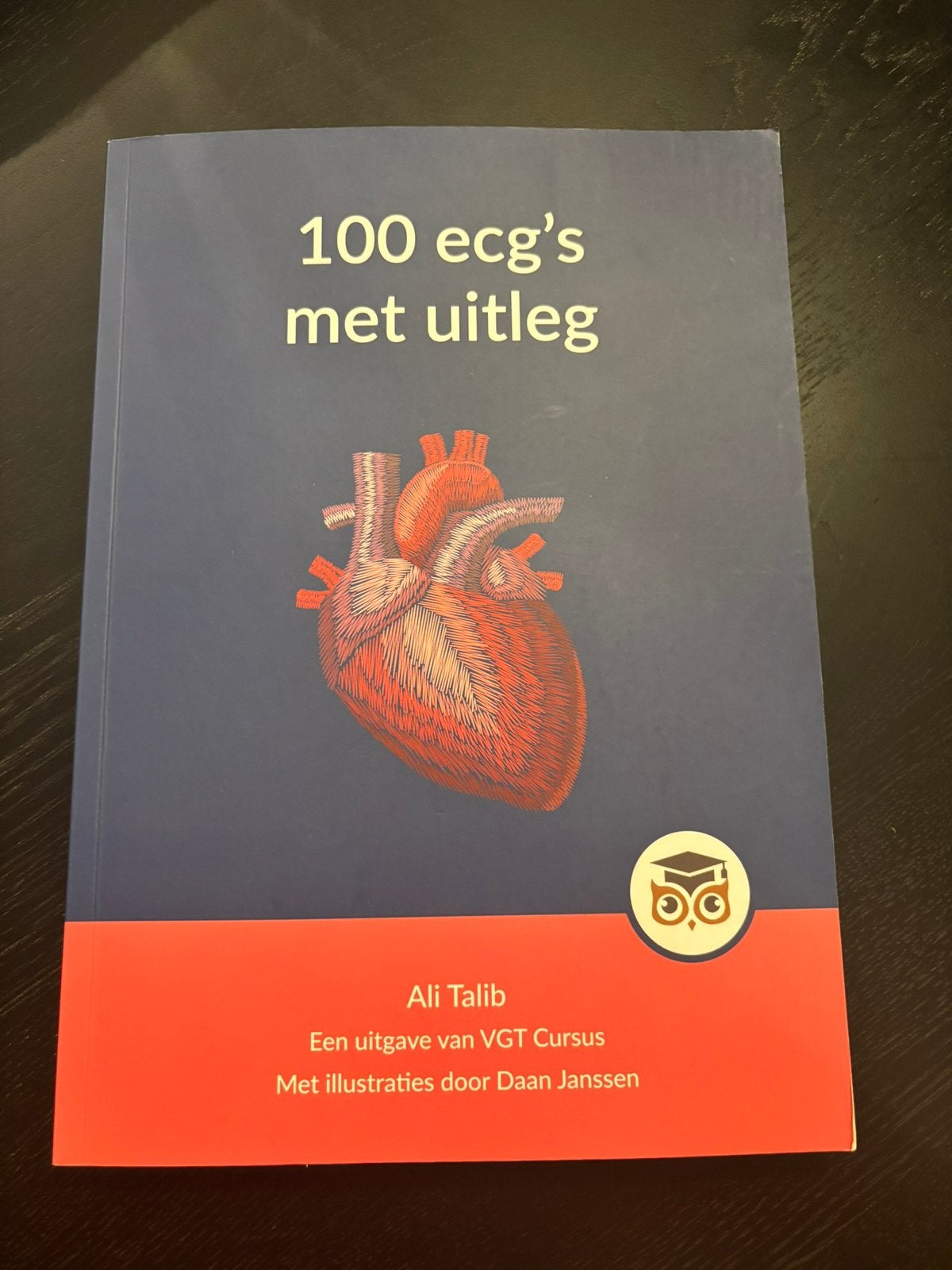 Boek: 100 ecg’s met uitleg, Boeken, Ophalen of Verzenden, Beta, Zo goed als nieuw, HBO