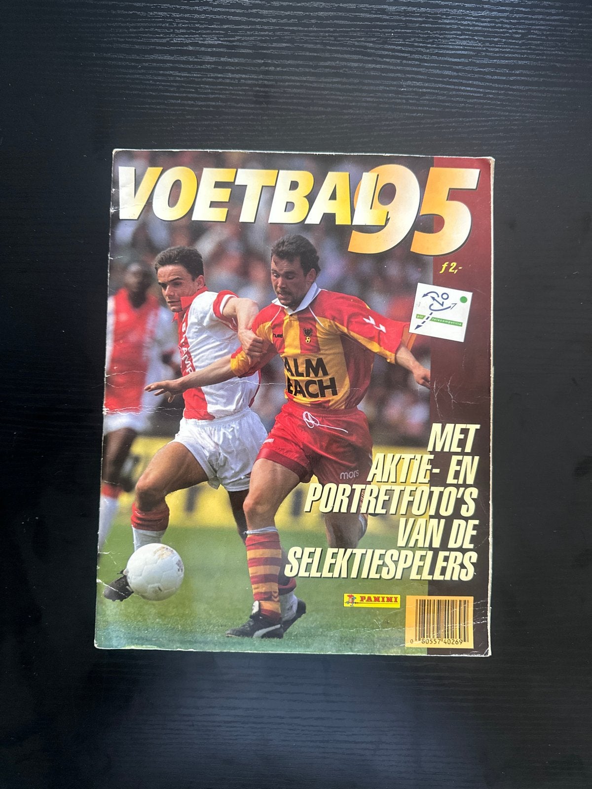 Voetbal 95 Panini Stickerboek met twee x Rookie Ronaldo PSV, Verzamelen, Ophalen of Verzenden, Gebruikt, PSV, Boek of Tijdschrift