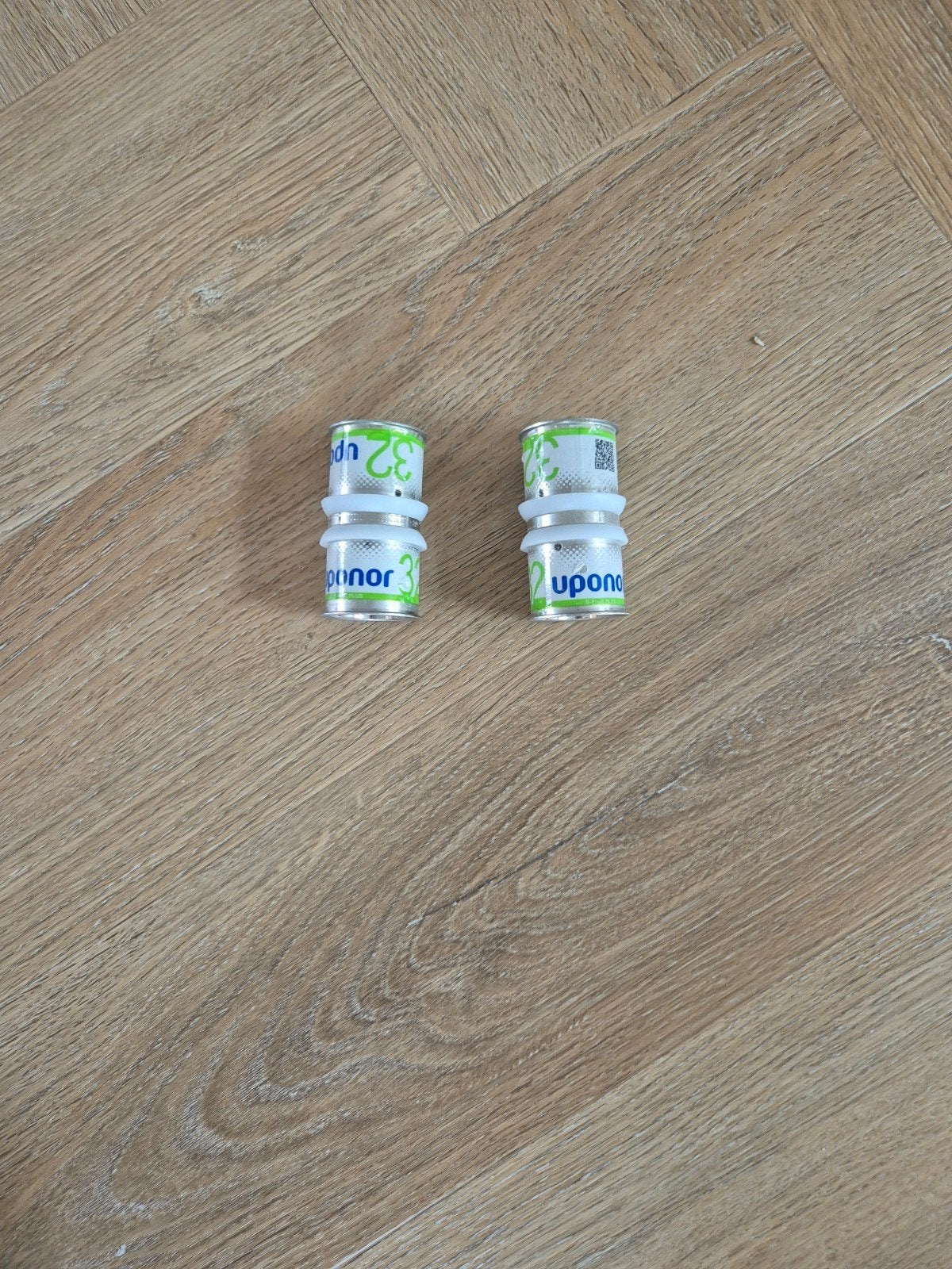 Uponor 32mm rechte koppeling (2 stuks), Overige typen, Nieuw, Aluminium, 20 tot 40 mm