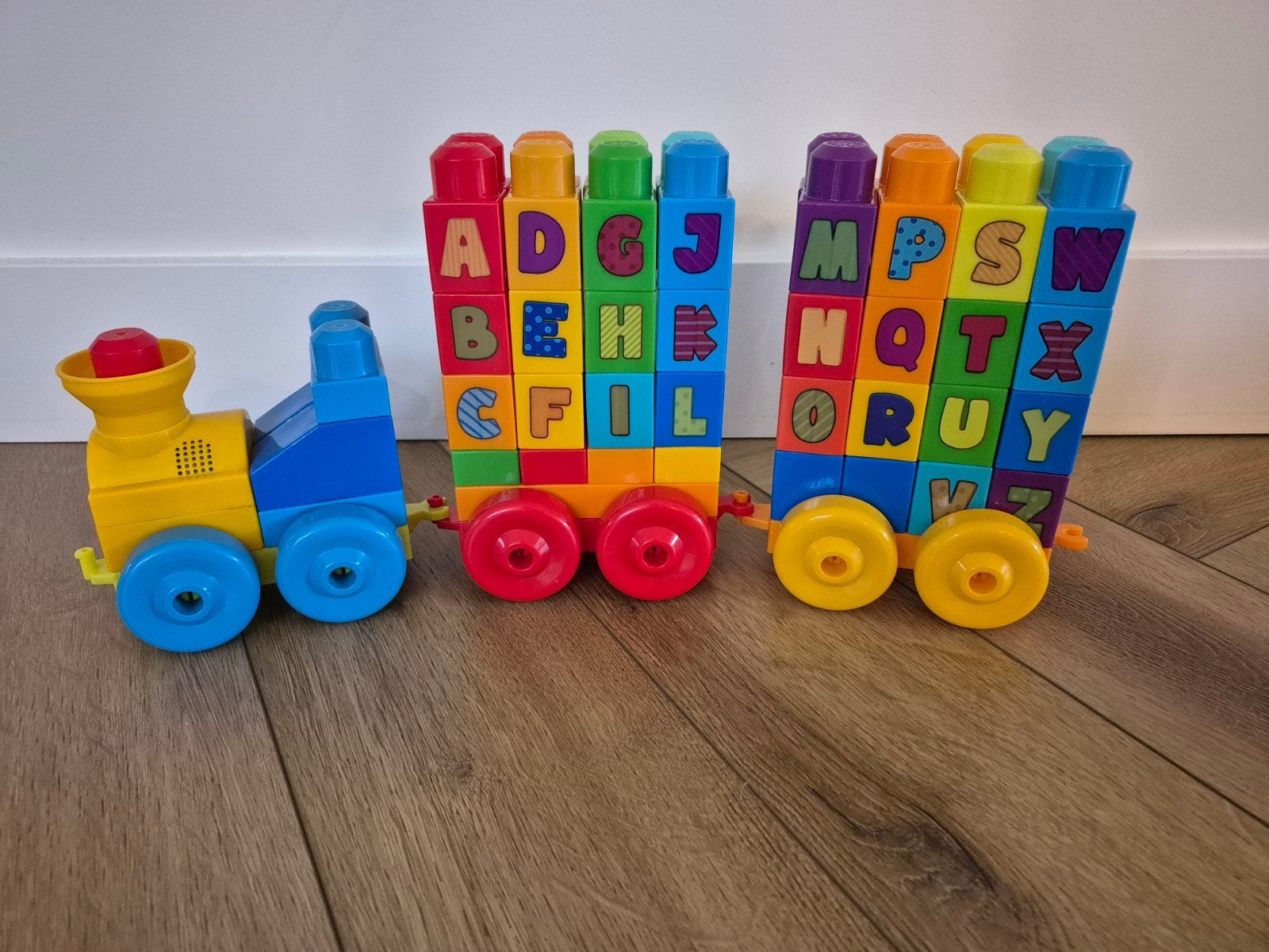 Megabloks Trein met Alfabetblokken, Ophalen of Verzenden, Zo goed als nieuw, Megabloks
