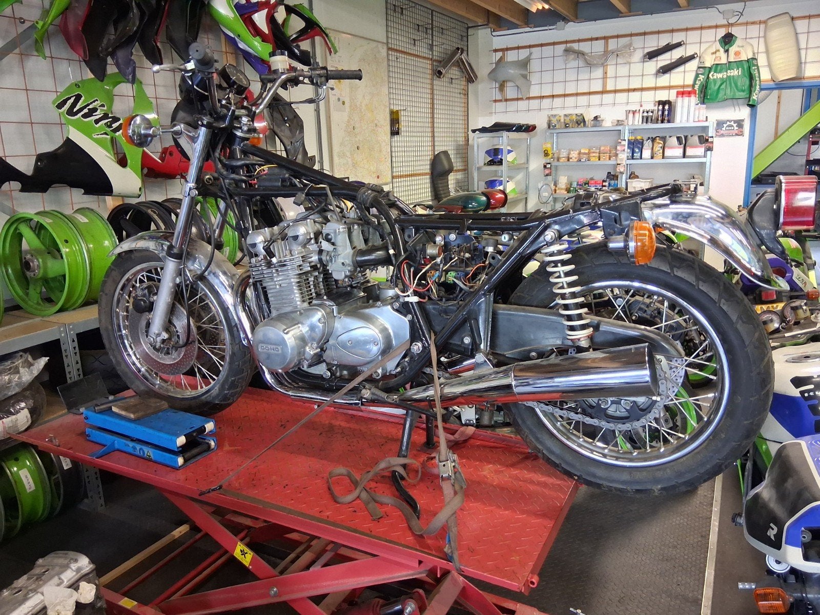 kawasaki Z1000A projecten ( 3 stuks )., Motoren
