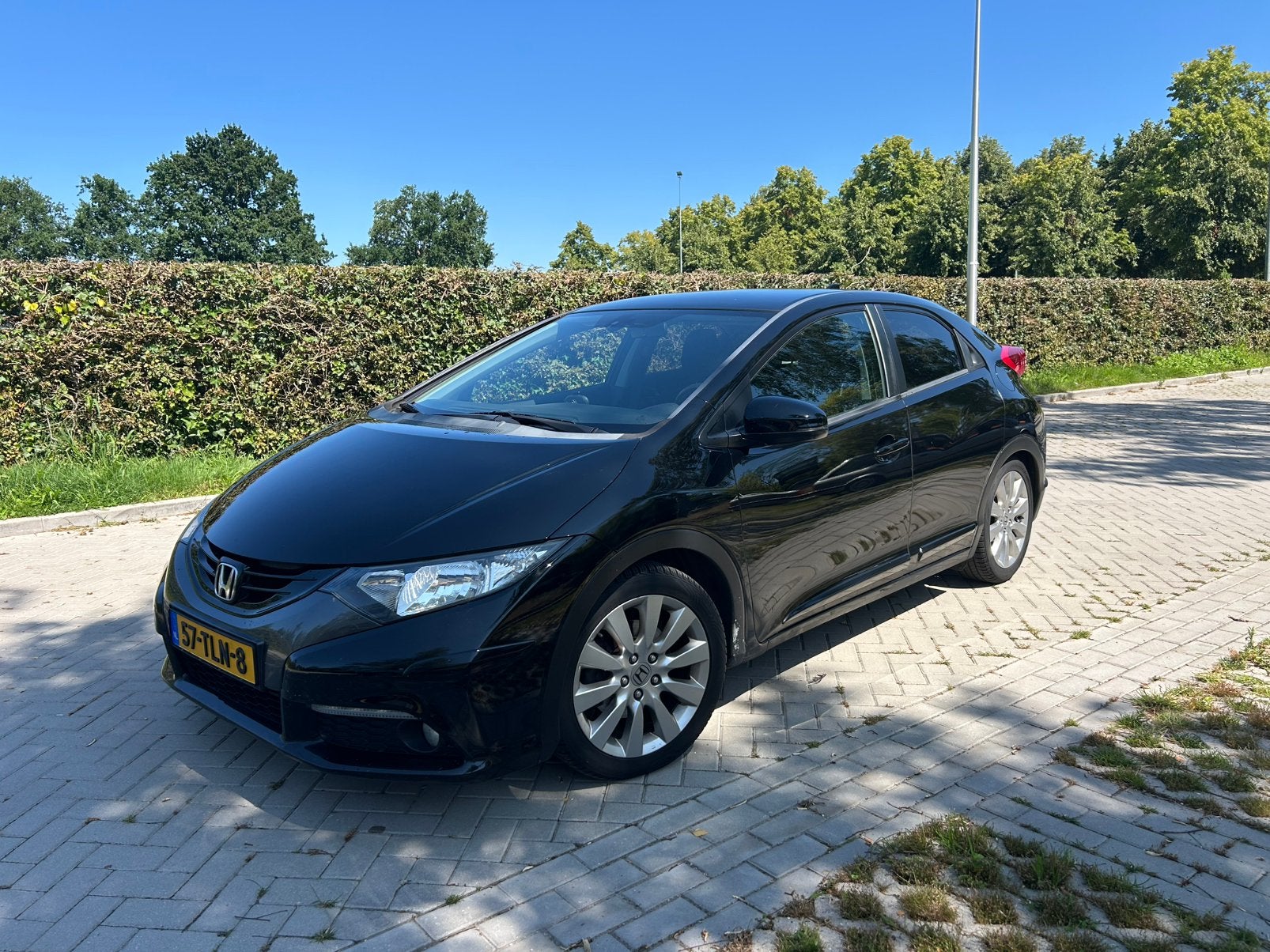 Honda Civic 1.8L 2012 TOPAUTO, Voorwielaandrijving, 4 cilinders, Zwart, Origineel Nederlands
