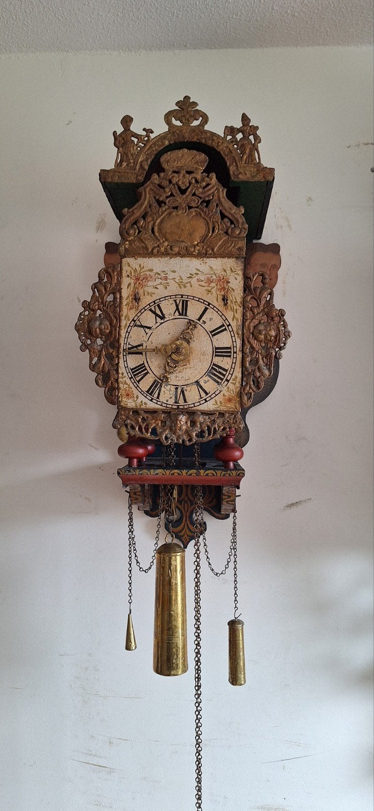 Antieke stoel klok, Antiek en Kunst, Ophalen