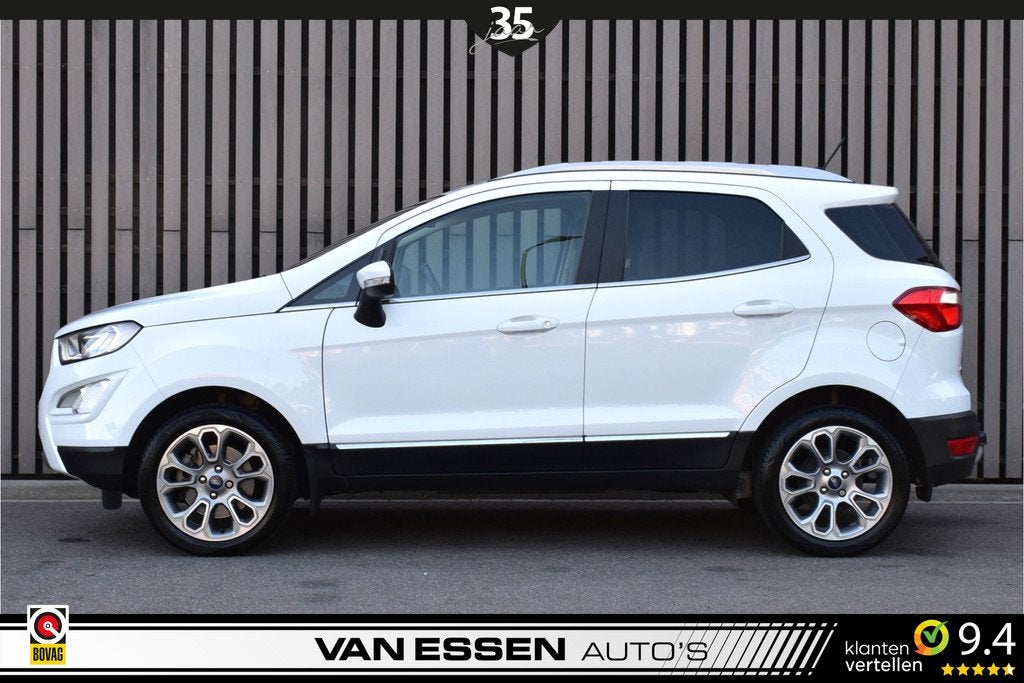 Ford EcoSport 1.0 EcoBoost Titanium Navi Camera Trekhaak Sto, Auto's, Ford, Voorwielaandrijving, Gebruikt, Euro 6, Ecosport
