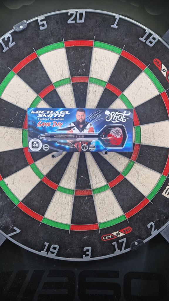 Shot! Michael Smith Gameday, Sport en Fitness, Ophalen of Verzenden, Zo goed als nieuw, Pijlen
