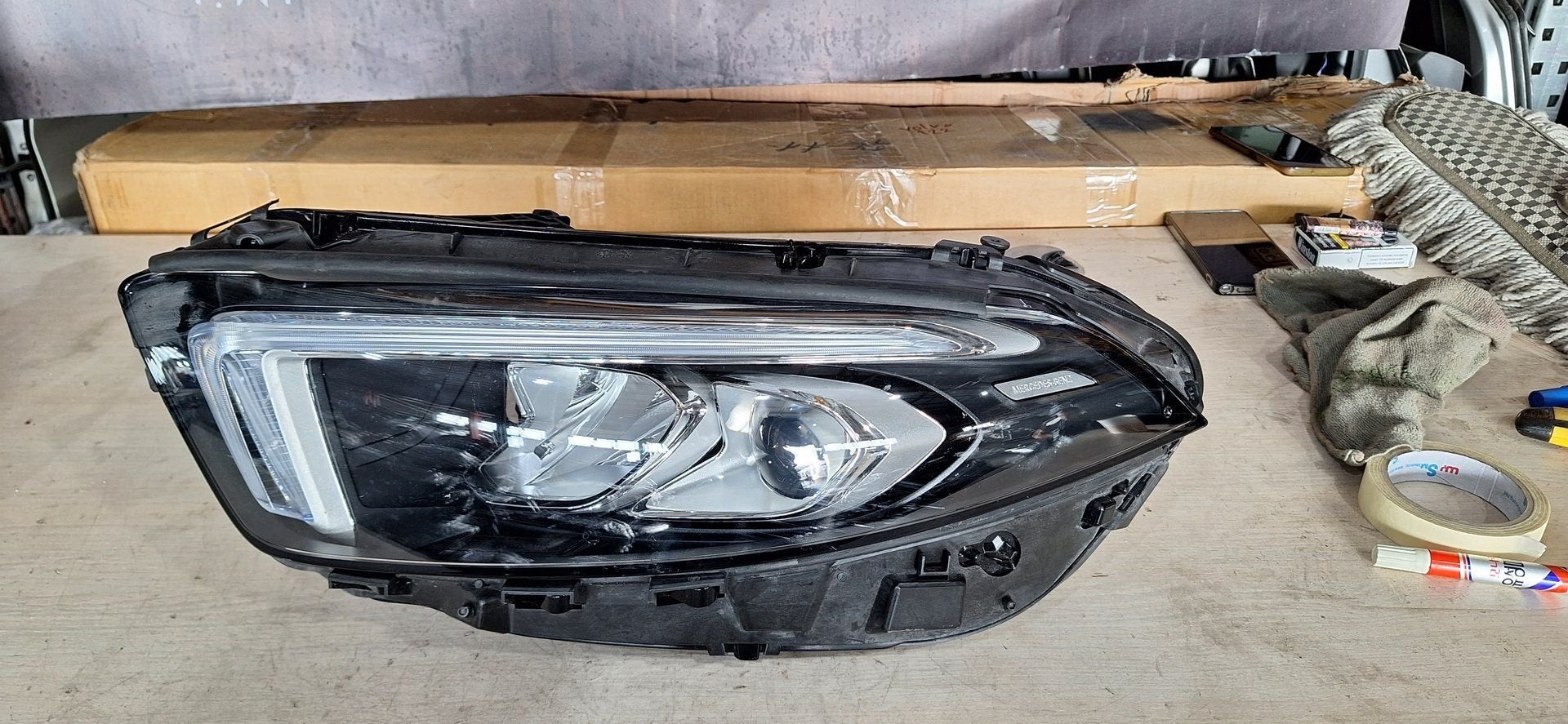 MERCEDES W177 VOLL LED KOPLAMP, Gebruikt, -, -, Ophalen of Verzenden