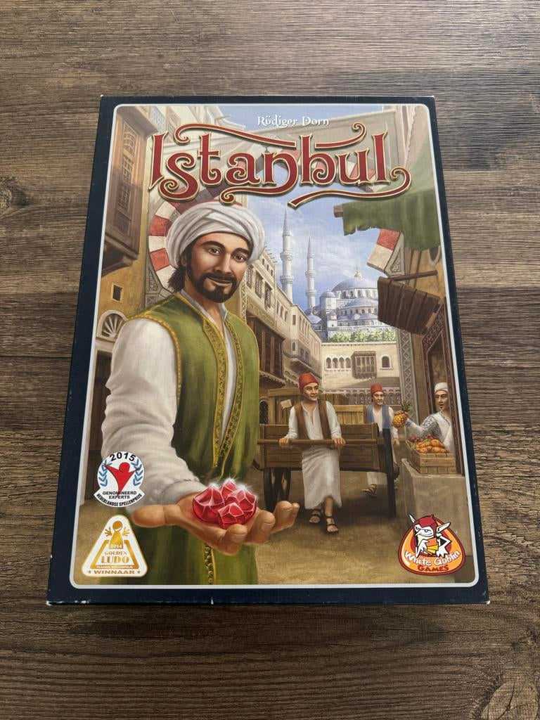 Istanbul het bordspel - White Goblin Games (origineel), Hobby en Vrije tijd, Drie of vier spelers, Ophalen of Verzenden, Zo goed als nieuw