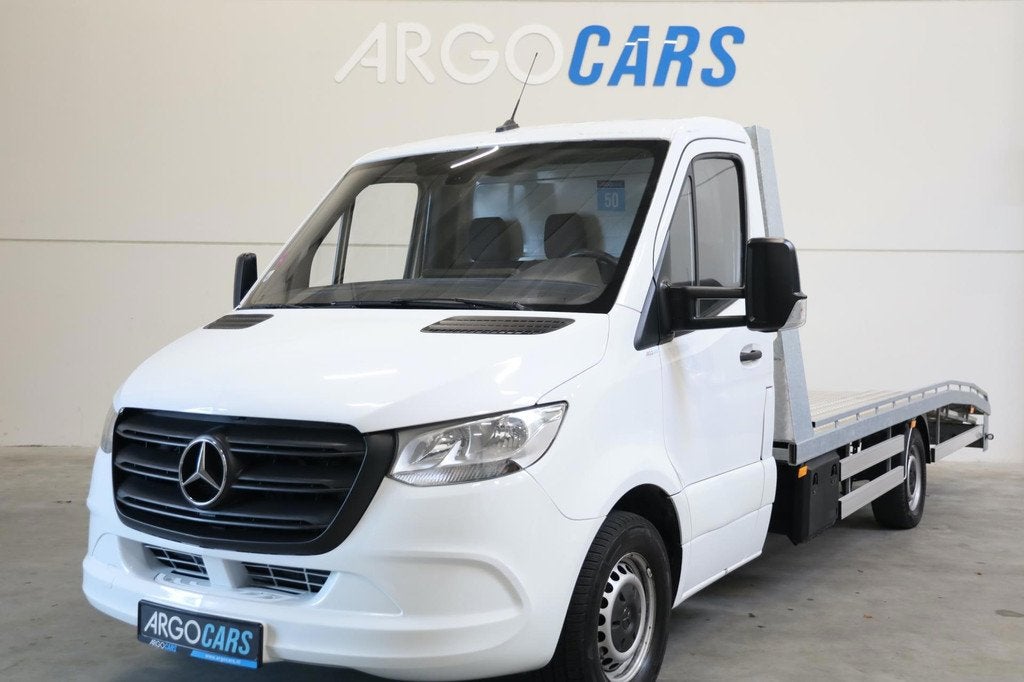 Mercedes-Benz Sprinter 316 CDI OPRIJWAGEN 163PK CRUISE CONTR, Auto's, Gebruikt, Zwart, 4 cilinders, 2525 kg