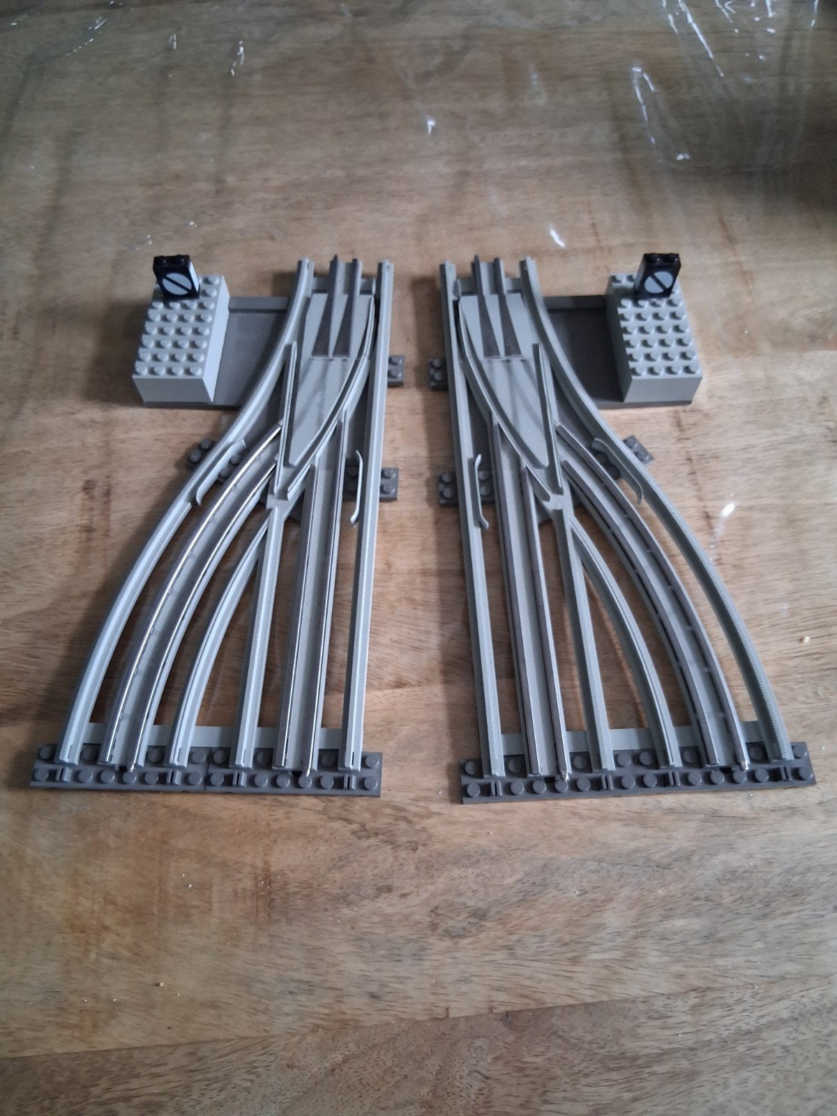 Lego Trein Wissels met Signaal - Grijs, Kinderen en Baby's, Gebruikt, Overige thema's, Lego, Accessoire
