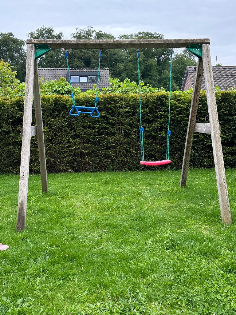 Schommel met toebehoren, Kinderen en Baby's, Speelgoed | Buiten | Speeltoestellen, Ophalen, Gebruikt, Schommel