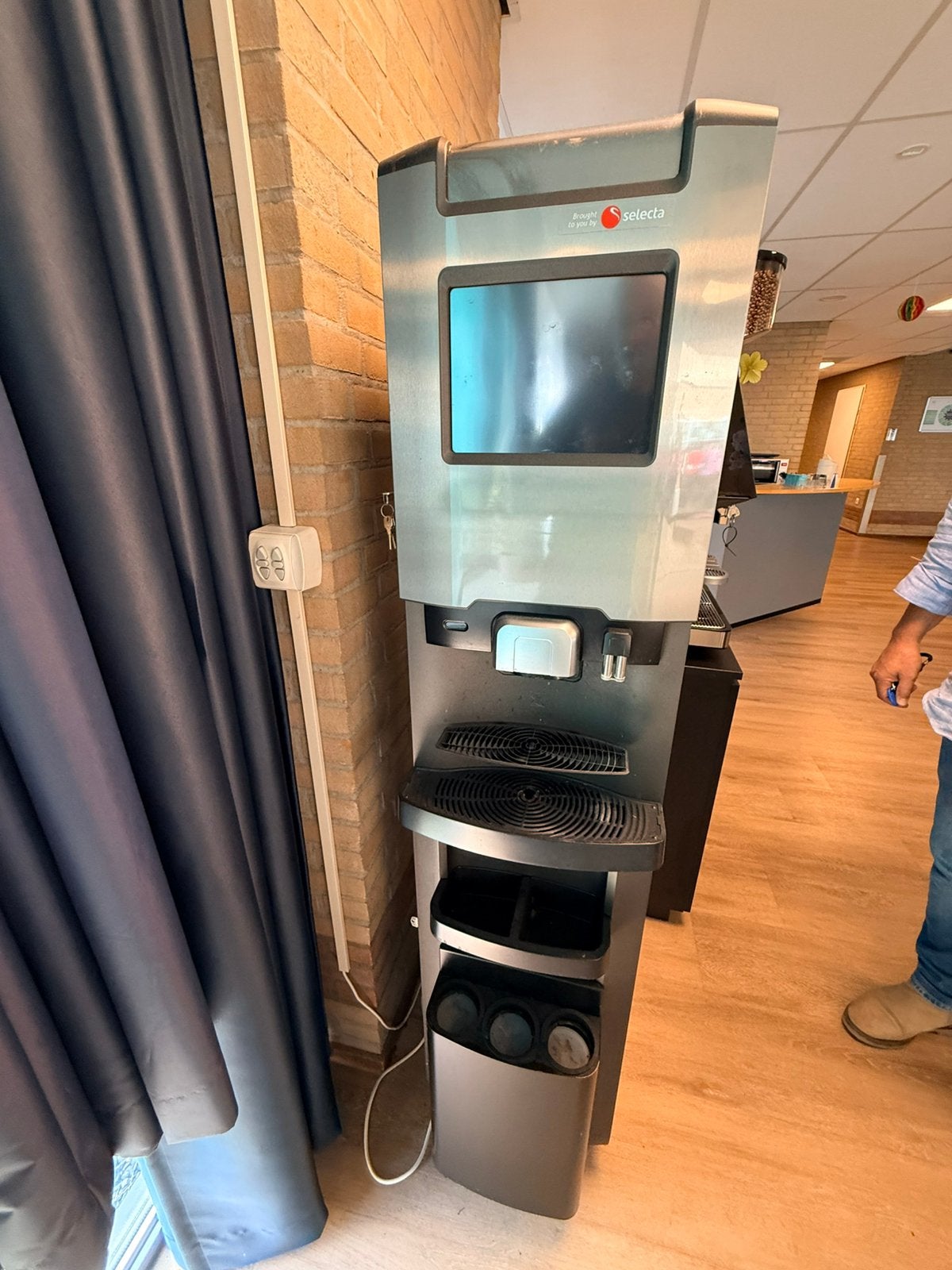 Instant koffiemachine, Ophalen, Gebruikt
