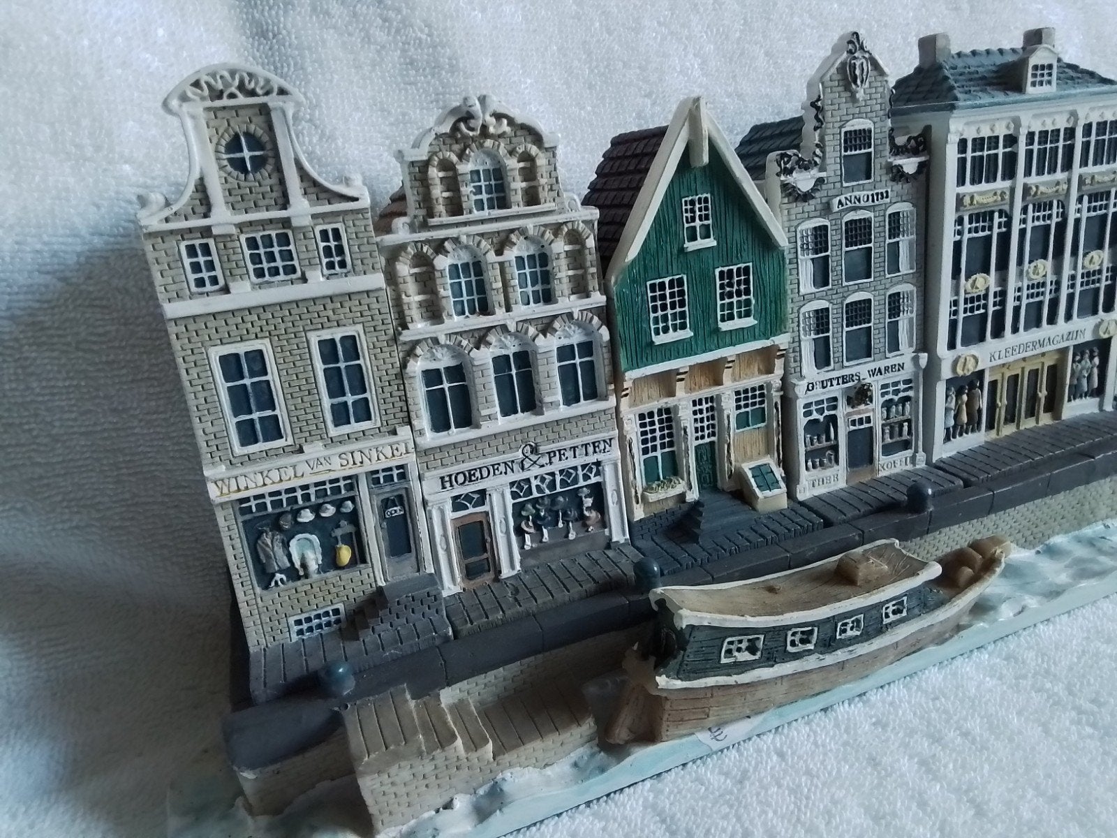 10 Amsterdamse grachten huisjes compleet, Ophalen, Zo goed als nieuw