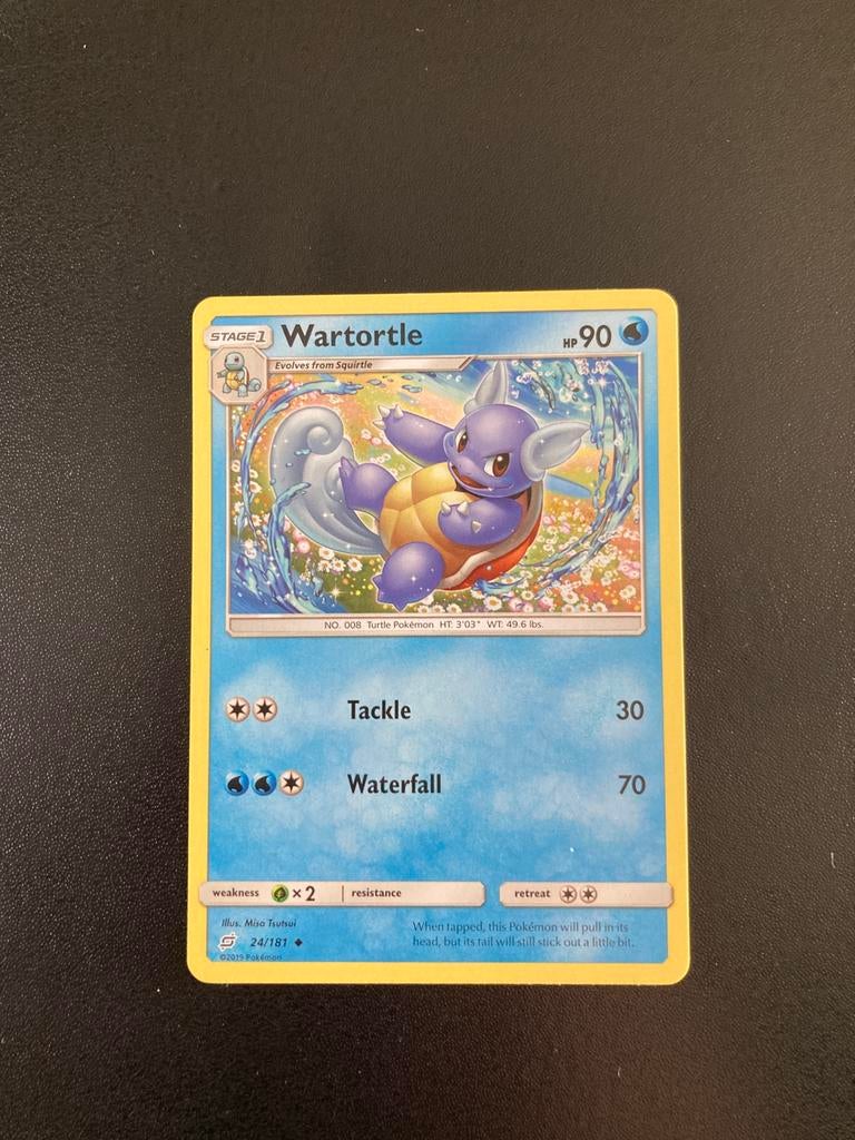 Pokemon kaart Wartortle, Ophalen of Verzenden