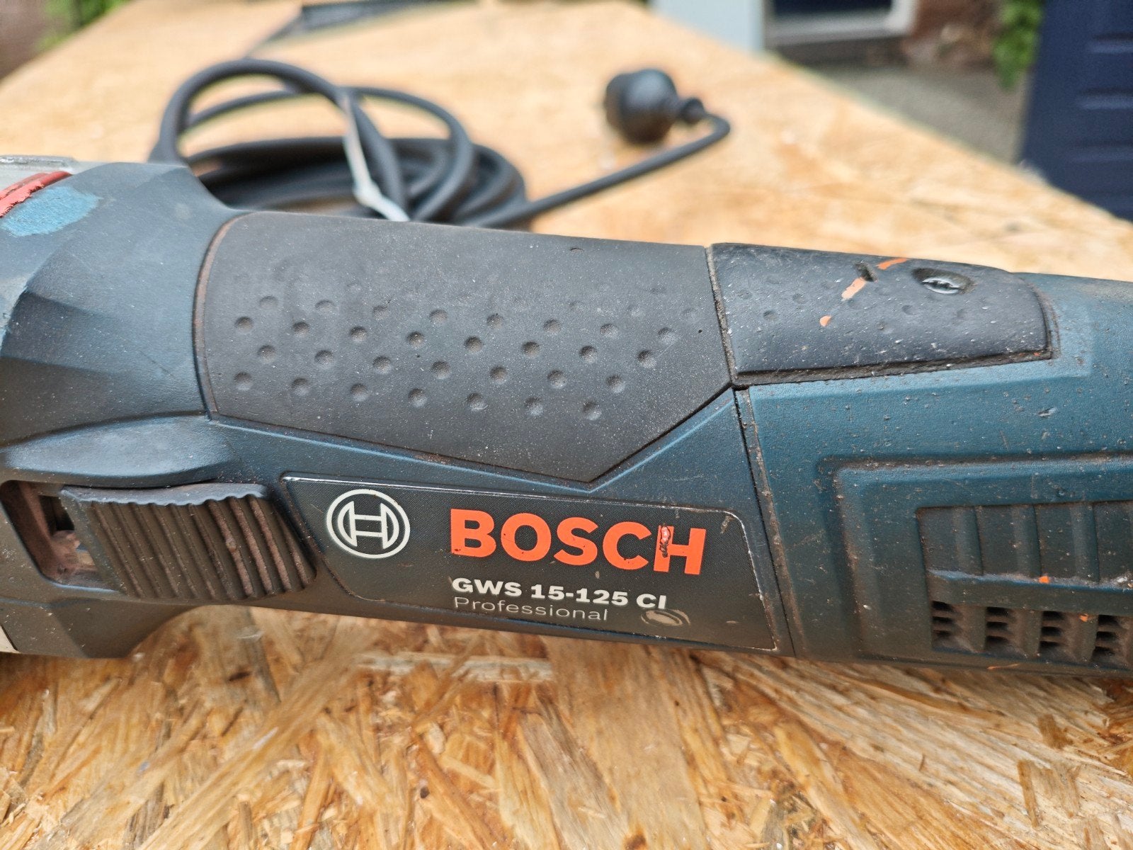 Bosch GWS 15-125 CI Professional Haakse Slijper, Ophalen of Verzenden, 1000 watt of meer, Haakse handslijpmachine