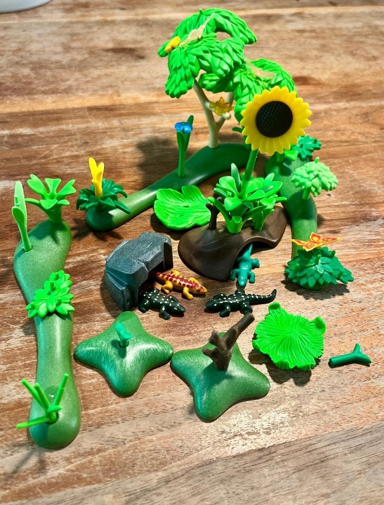 hagedissen in het bos playmobil, Kinderen en Baby's, Speelgoed | Playmobil, Ophalen, Wild life, Gebruikt, Losse onderdelen