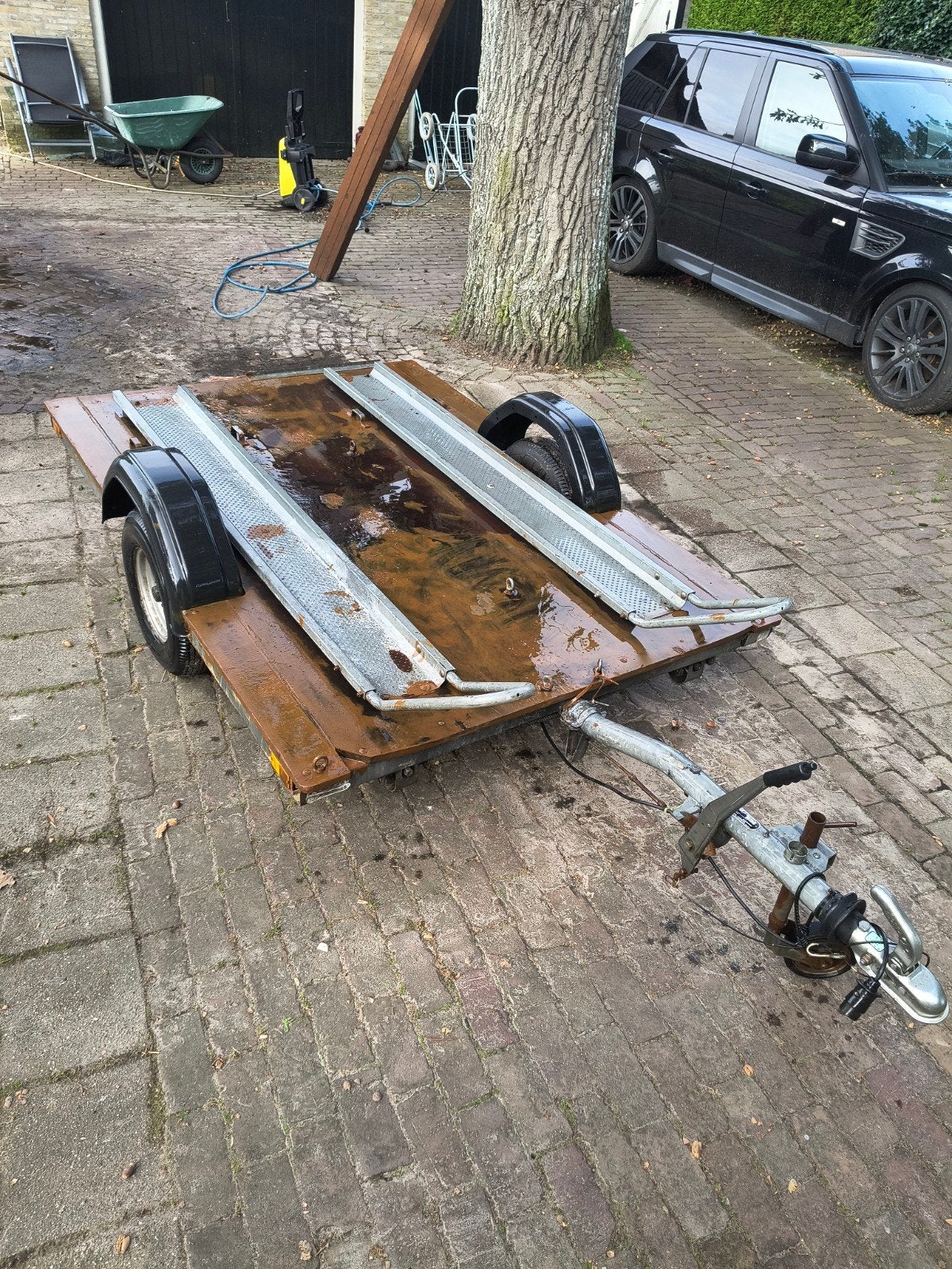 Motorfietsaanhanger - Joseph Peitz Paderborn, Auto diversen, Ophalen of Verzenden, Gebruikt