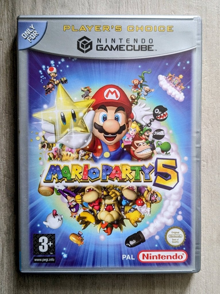 Mario Party 5 Gamecube, Spelcomputers en Games, Games | Nintendo GameCube, Avontuur en Actie, Ophalen of Verzenden, Zo goed als nieuw