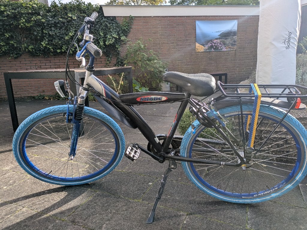 Batavus snake 26 inch met 3 versnellingen, Gebruikt, Velgrem, Batavus, Handrem