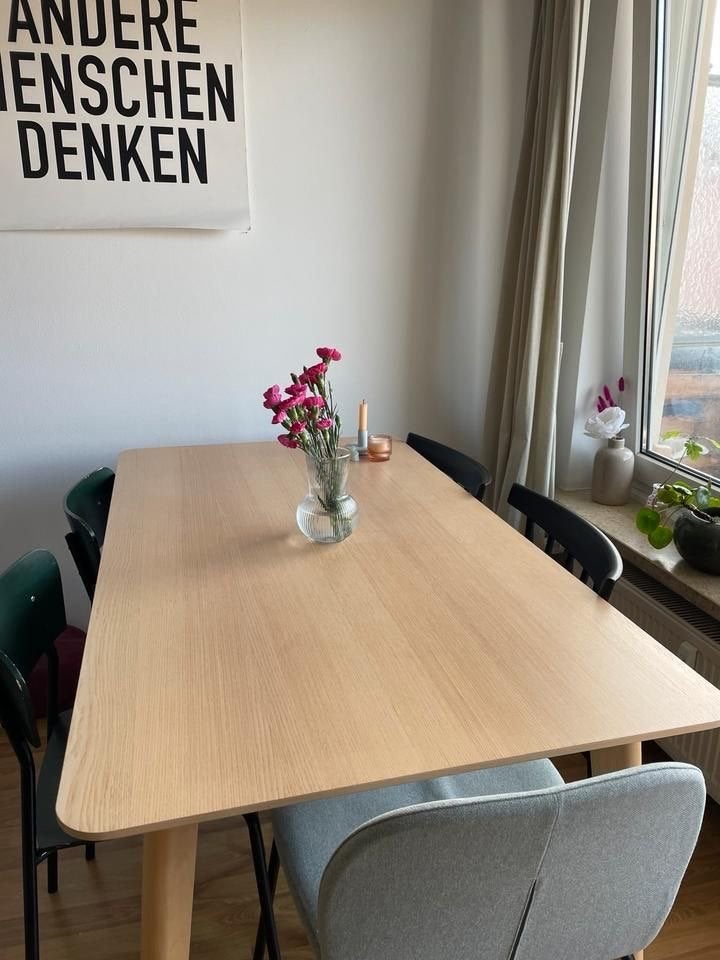 IKEA LISABO tafel, 140x78cm, Huis en Inrichting, Ophalen, 100 tot 150 cm, 50 tot 100 cm, Zo goed als nieuw