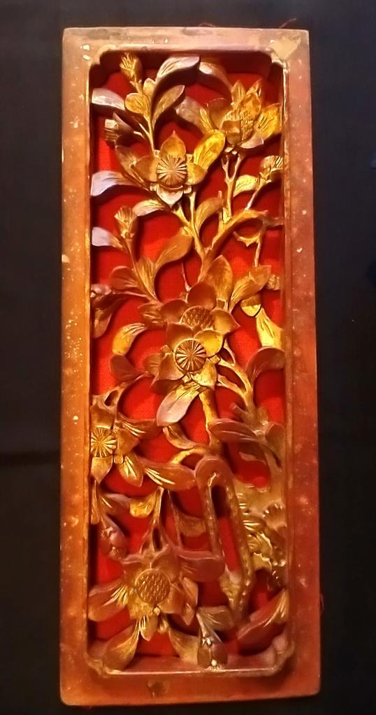 Antiek Chinees deurpaneel, Ophalen of Verzenden