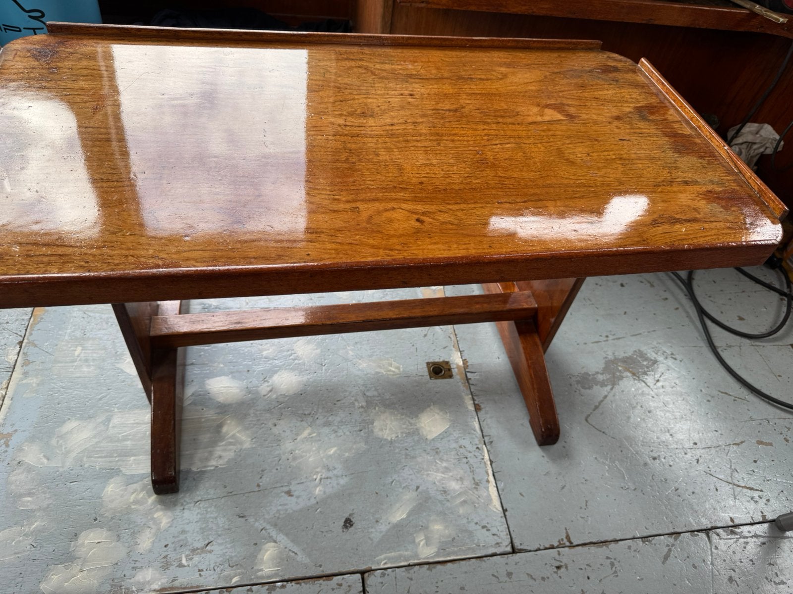 Boottafel teak, Ophalen, 50 – 75, Minder dan 50 cm, Gebruikt