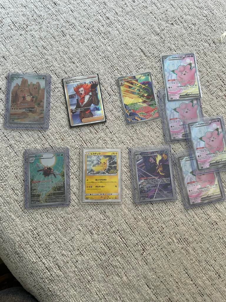 Pokemon kaarten, Ophalen of Verzenden, Zo goed als nieuw, Meerdere kaarten