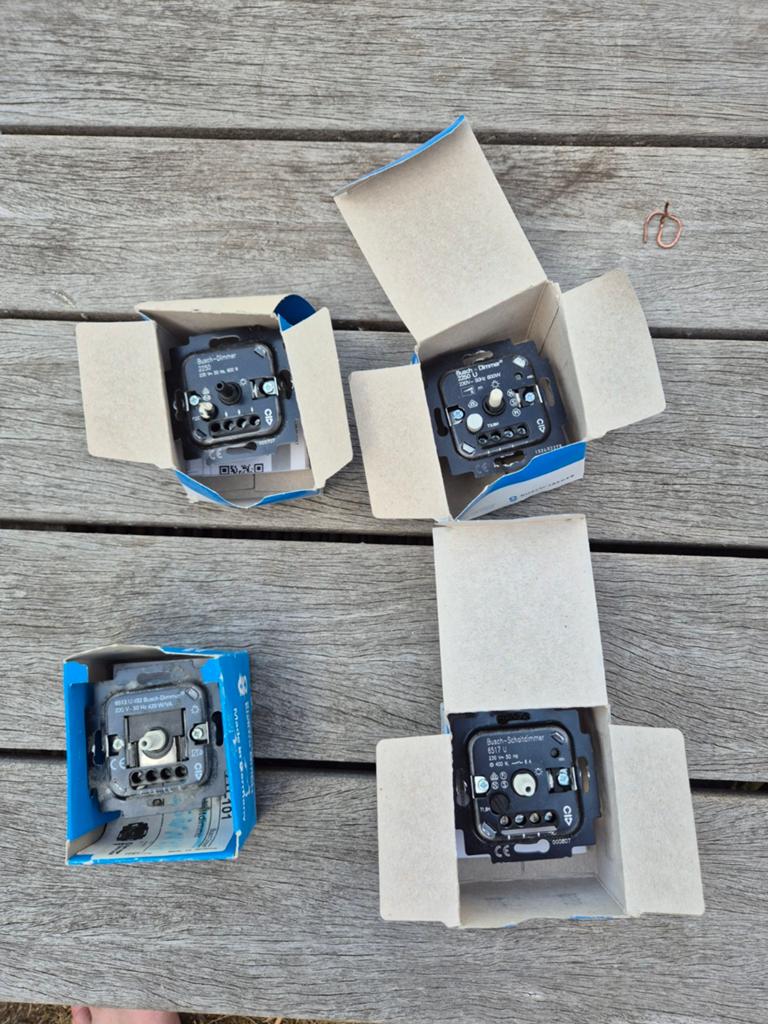 Busch-Jaeger Dimmers (meerdere types), Ophalen of Verzenden, Gebruikt, Schakelaar