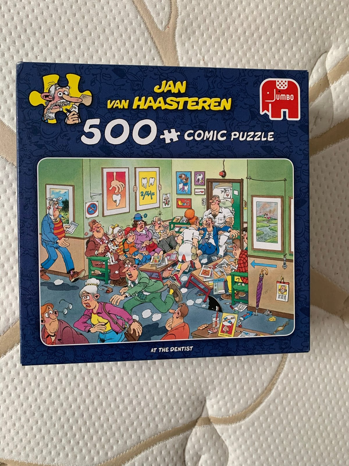 Jan van Haasteren Comic Puzzel - At the Dentist (500 stukjes, Hobby en Vrije tijd, Denksport en Puzzels, Ophalen of Verzenden