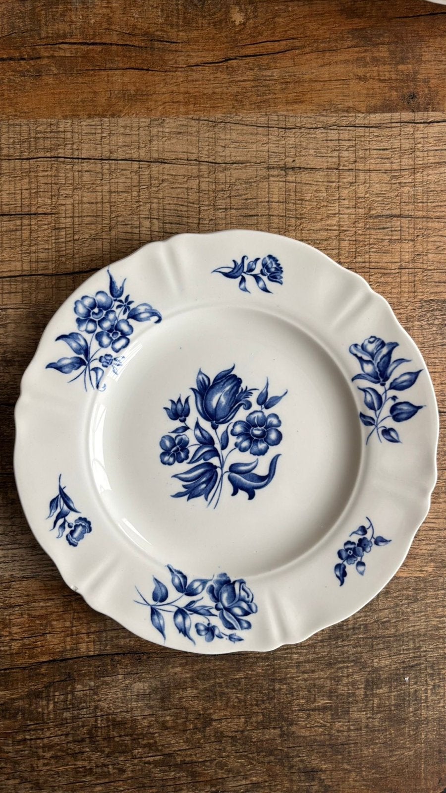 Petrus Regout Bouquet Bleu Ontbijtborden (11 stuks), Ophalen of Verzenden