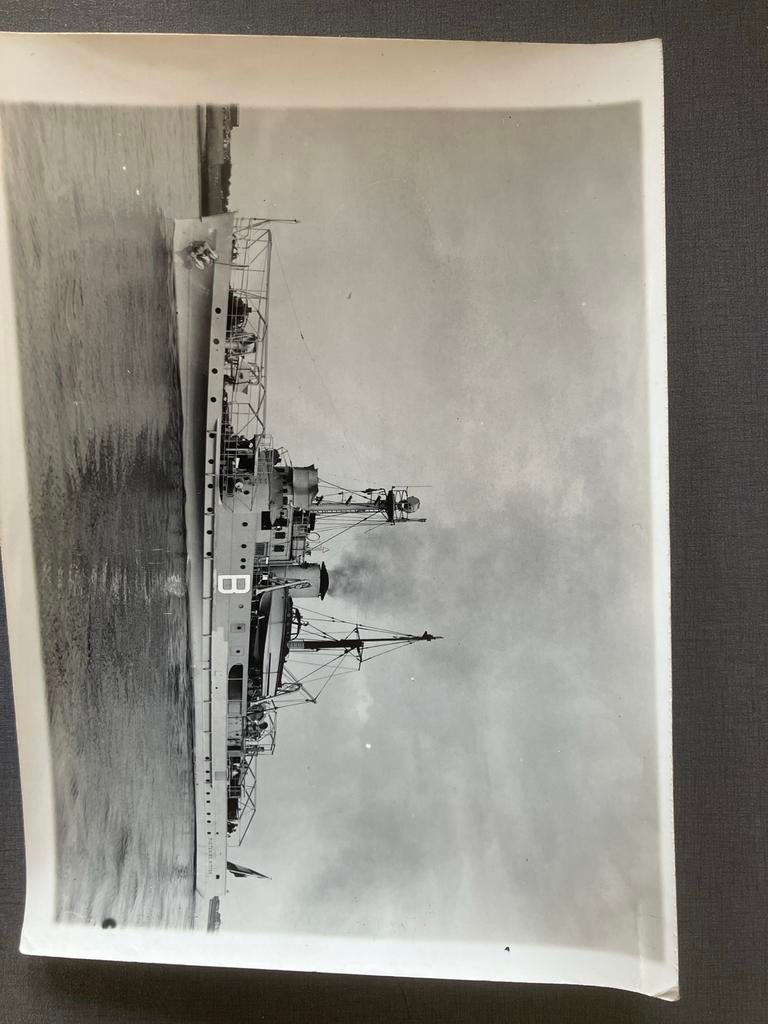 Historische foto van schip, 29-10-1936, Rotterdam, Gebruikt, Verzenden, Foto, Voor 1940