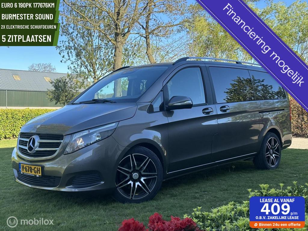 Mercedes V-klasse V250 190pk Euro6 Lang DC Avantgarde, Auto's, Automaat, Achterwielaandrijving, Mercedes-Benz, Bedrijf