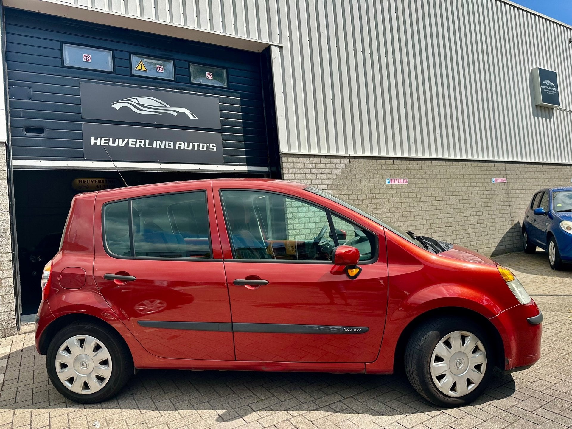 Renault Modus 1.6-16V Authentique Luxe | Clima | Airco | APK, Voorwielaandrijving, Zwart, 4 cilinders, 49 €/maand