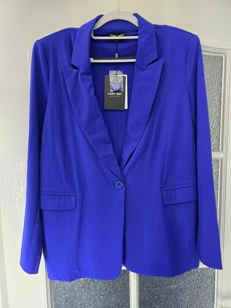 Nieuw lady day travel L blazer kobaltblauw, Ophalen of Verzenden, Nieuw, Blauw