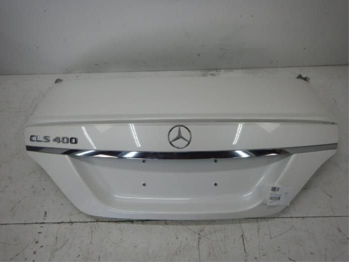 Mercedes-Benz W218 CLS Achterklep+Spoiler Diamantweiss, Ophalen of Verzenden, Gebruikt, Achter, Achterklep