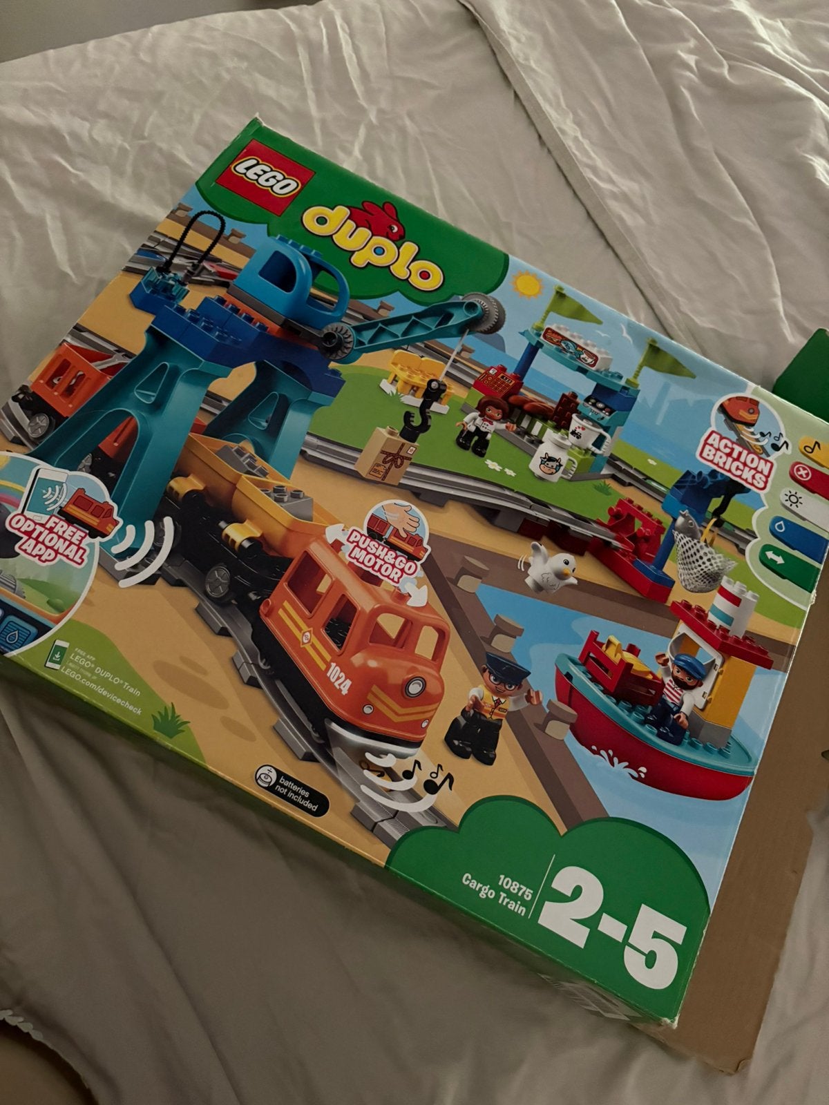 Lego duplo goederentrein, Ophalen of Verzenden, Zo goed als nieuw