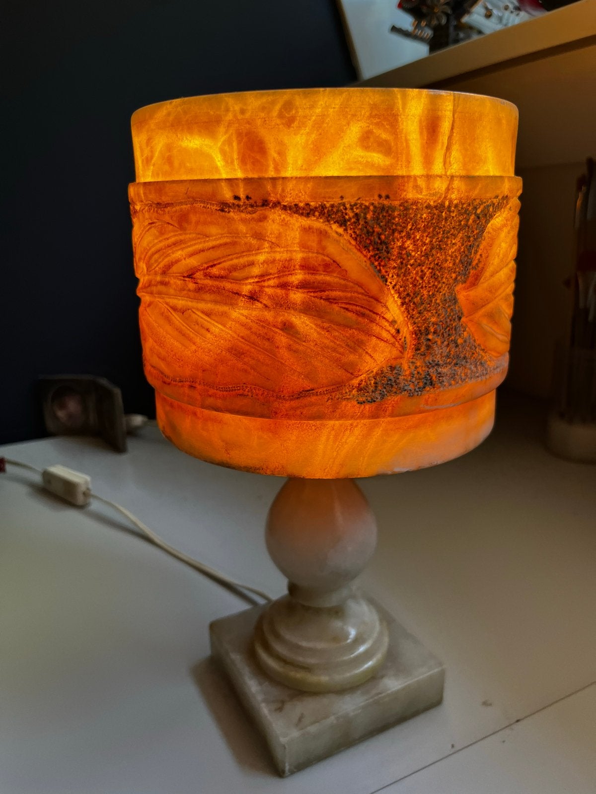 Unieke Onyx Tafellamp - Sfeervolle Verlichting, Ophalen of Verzenden