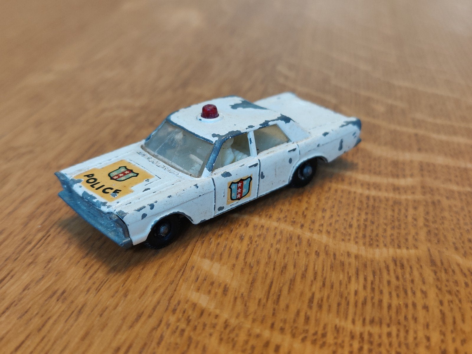 Matchbox Ford Galaxie Police, Ophalen of Verzenden, Zo goed als nieuw, Auto