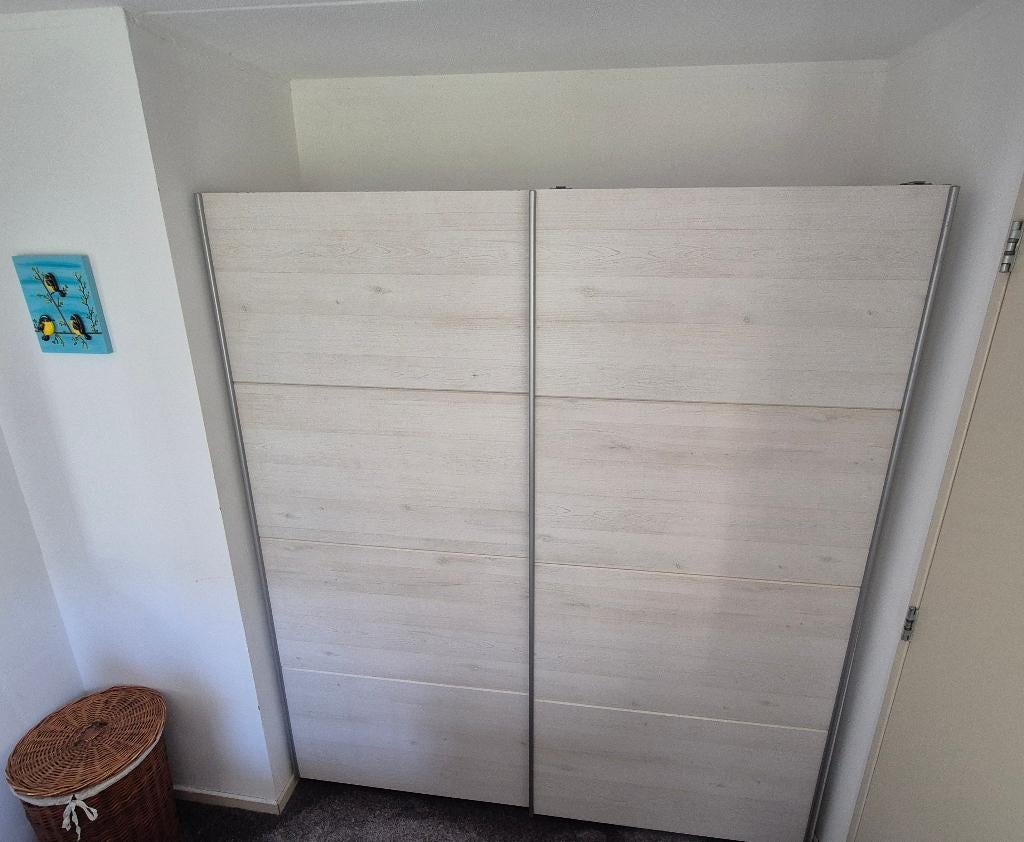 Kledingkast met schuifdeuren, Huis en Inrichting, Kasten | Kledingkasten, Ophalen, Met deur(en), Gebruikt, 200 cm of meer