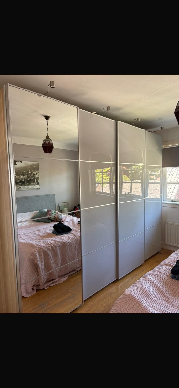 Ikea schuifdeuren 2 sets van 150x236, Ophalen, Gebruikt, 100 tot 150 cm, 200 cm of meer