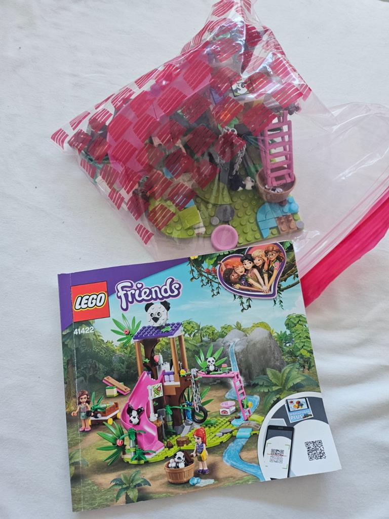 Lego Friends 41422 Panda's Boomhut Compleet met boekje, Lego, Compleet, Friends, Ophalen of Verzenden