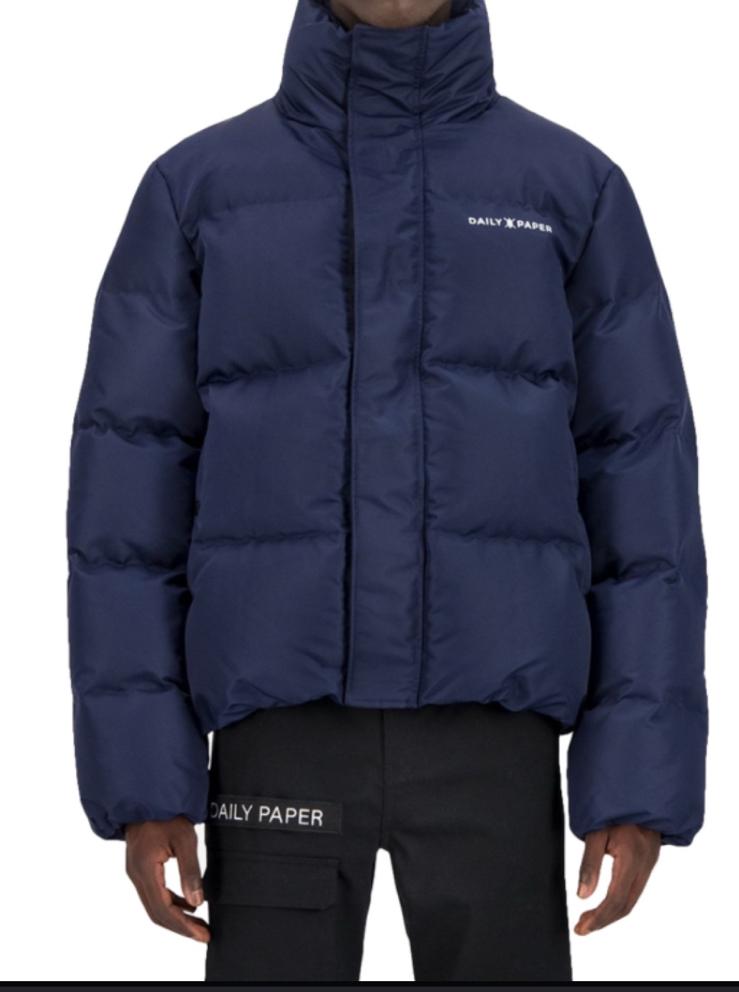 Daily paper puffer jas maat M, Ophalen of Verzenden, Zo goed als nieuw, Zwart
