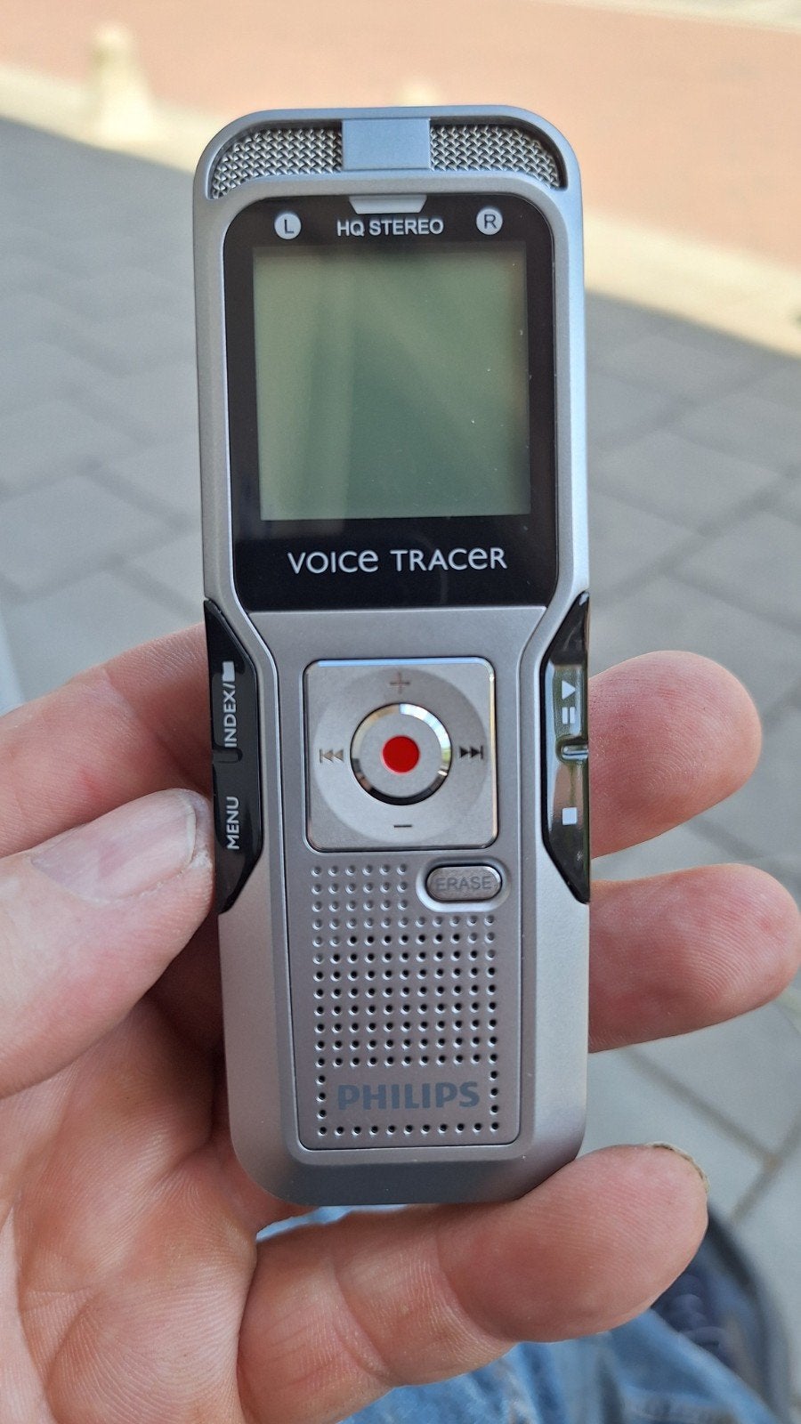 Philips Voice Tracer digitale recorder met Lowepro hoes, Ophalen of Verzenden, Gebruikt