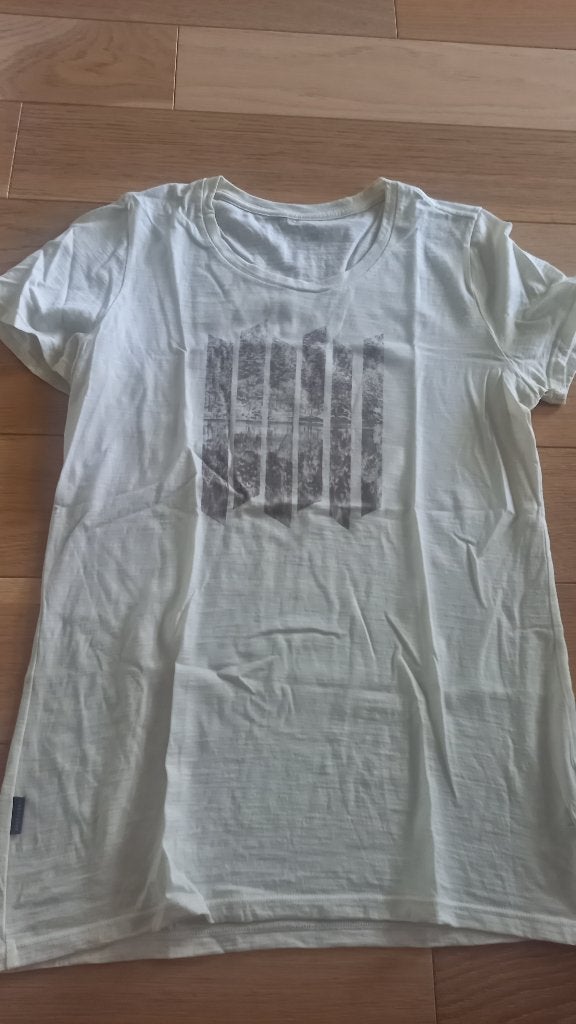 Icebreaker t-shirt wit creme maat M vrouwen, Maat 38/40 (M), Verzenden, Wit, Icebreaker