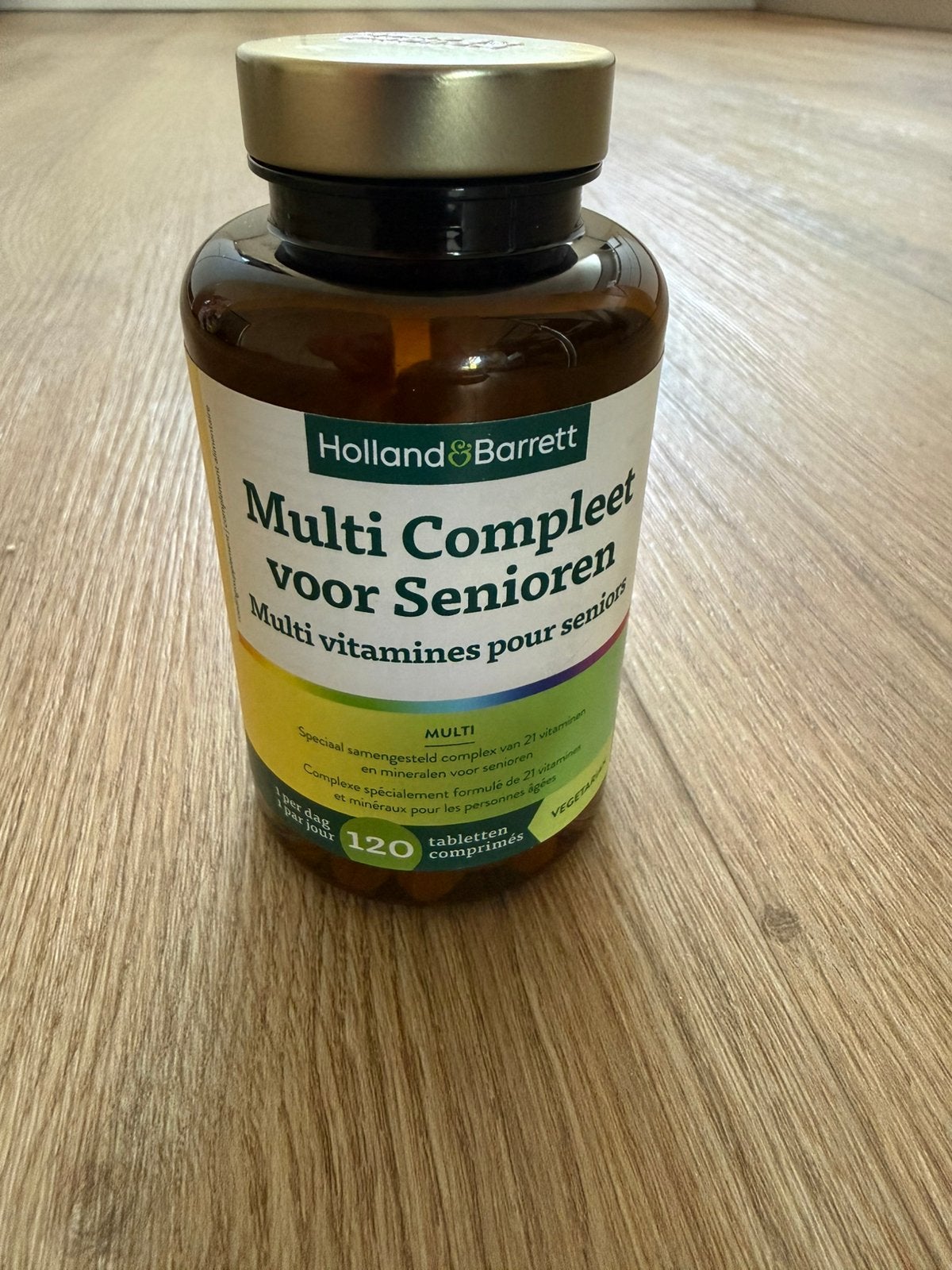 Multivitamine senioren 120 tabl. Holland&Barrett, Sport en Fitness, Gezondheidsproducten en Wellness, Ophalen, Zo goed als nieuw